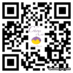 QR code with logo kYk0