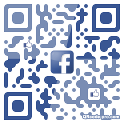 QR code with logo ld80