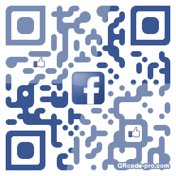 QR code with logo m1a0