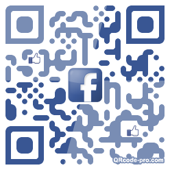 QR code with logo m2h0