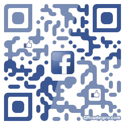 QR code with logo m3v0