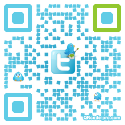 QR code with logo miy0