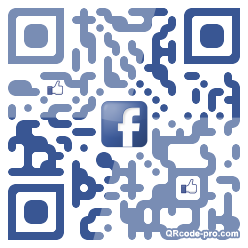 QR code with logo mkW0