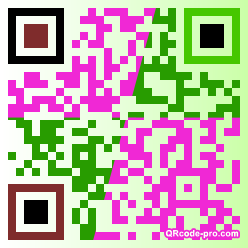 QR code with logo mBT0