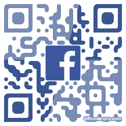 QR code with logo mFu0