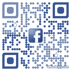 QR code with logo mMX0