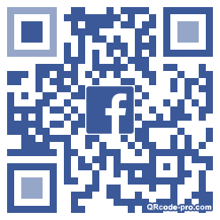 QR code with logo mNp0