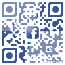 QR code with logo mRS0