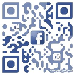 QR code with logo mTm0