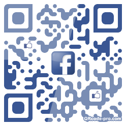 QR code with logo mtr0