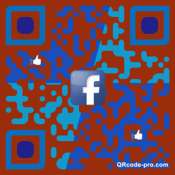 QR code with logo mzo0