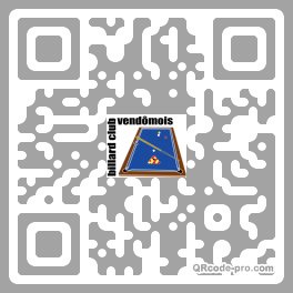 QR code with logo mZd0