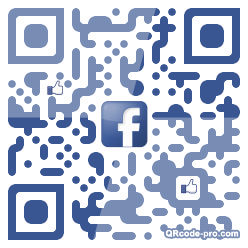 QR code with logo nBi0