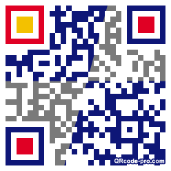 QR code with logo nBs0