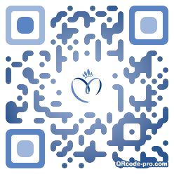 QR code with logo nEr0