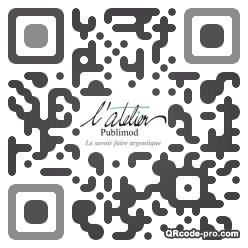 QR code with logo nbs0