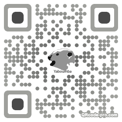 QR code with logo neR0