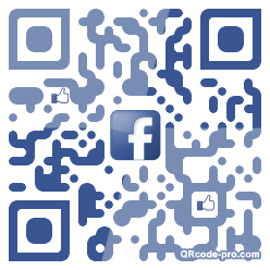 QR code with logo nkp0