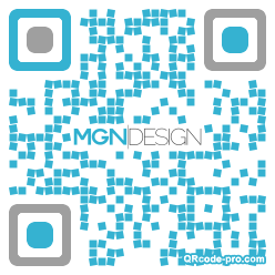 QR code with logo ny40