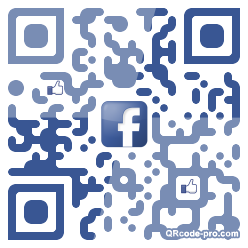 QR code with logo nOp0