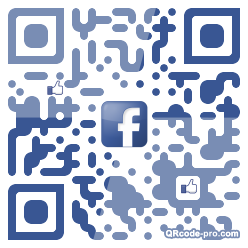 QR code with logo o2x0