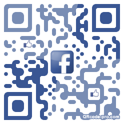 QR code with logo o3b0