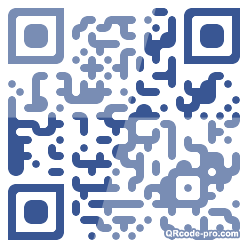 QR code with logo p110