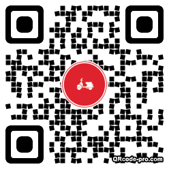 QR code with logo p1d0