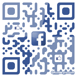 QR code with logo p420