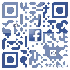 QR code with logo p4b0