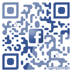 QR code with logo p4d0