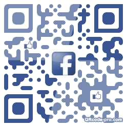 QR code with logo p940