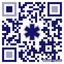 QR code with logo peD0