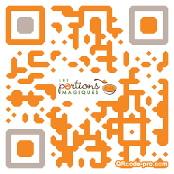 QR code with logo ptM0