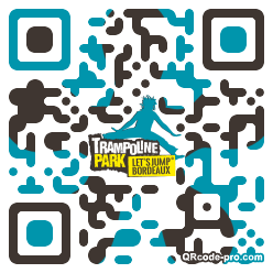 QR code with logo pOF0