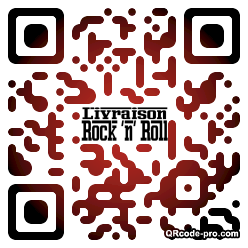 QR code with logo q1M0