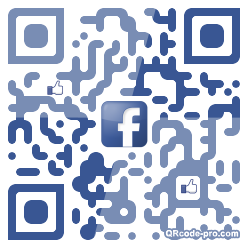 QR code with logo q380