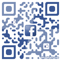 QR code with logo rF40