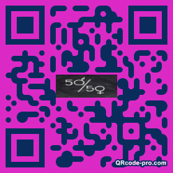 QR code with logo rXp0