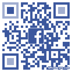 QR code with logo t4W0