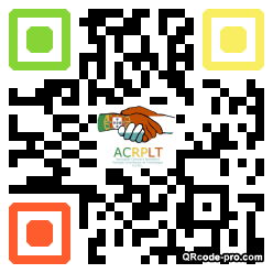 QR code with logo t970