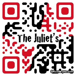 QR code with logo tWo0