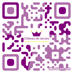 QR code with logo tqr0