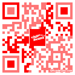 QR code with logo uJR0