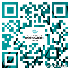 QR code with logo uK90