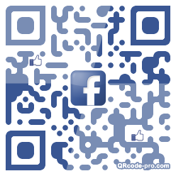 QR code with logo uKP0