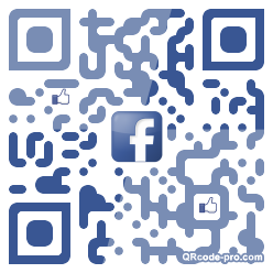 QR code with logo uVr0