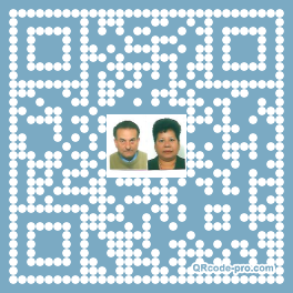 QR code with logo uXx0