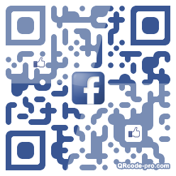 QR code with logo uZd0