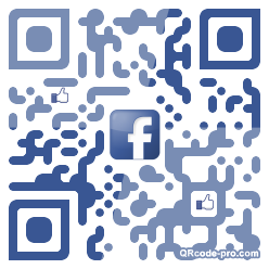 QR code with logo ubp0